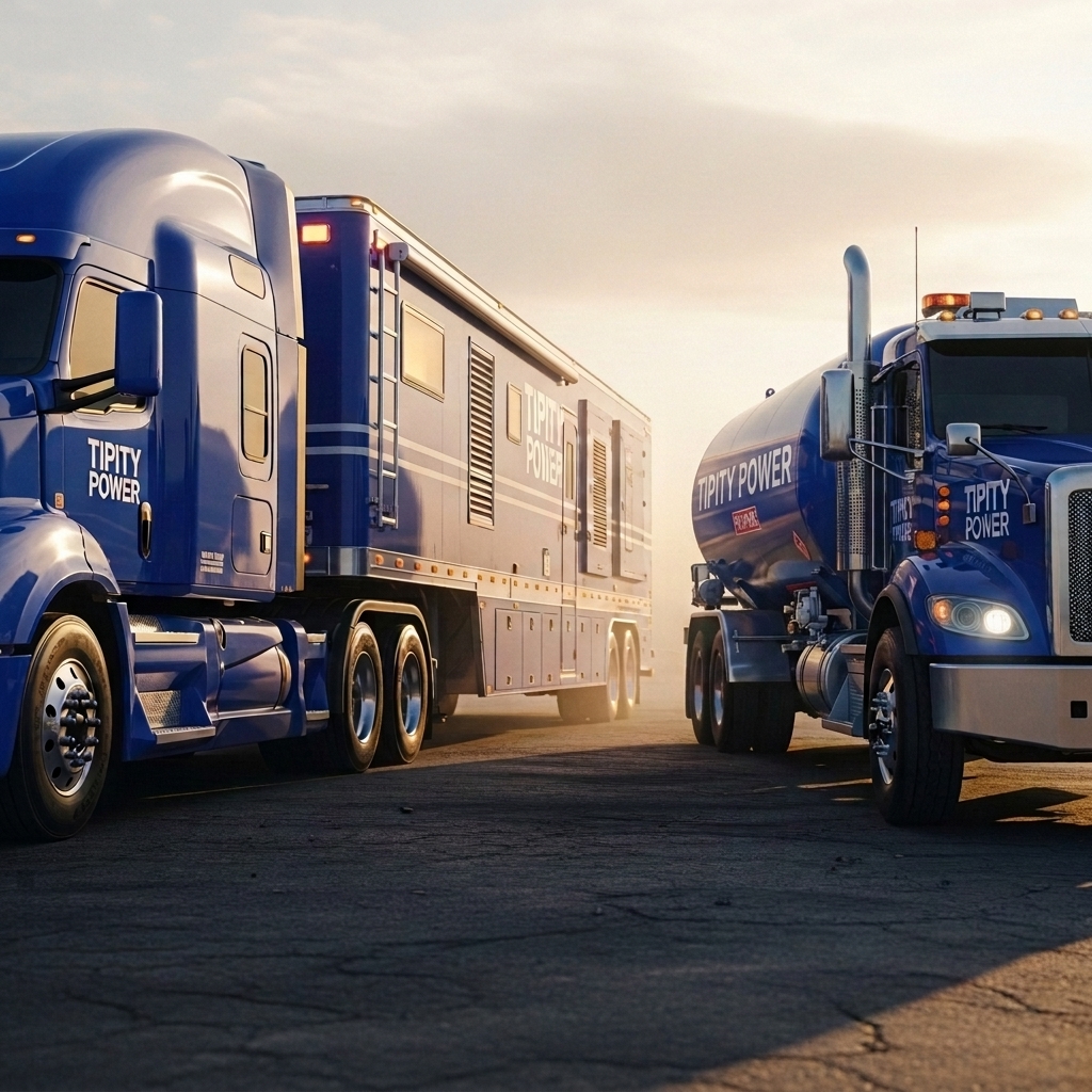 Tipity Power LP fuel truck